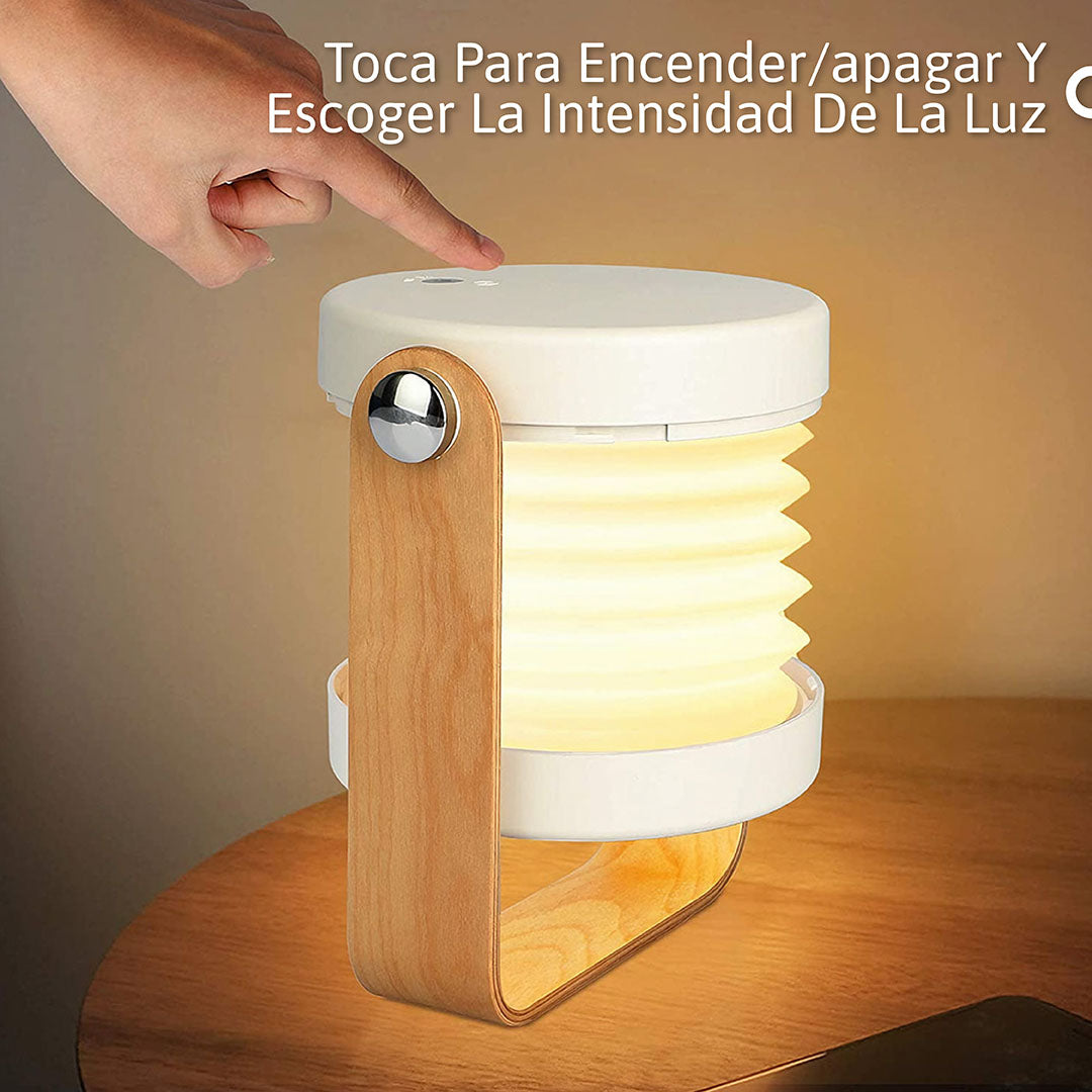 Lámpara Táctil de Acordeón: Iluminación con un Solo Toque