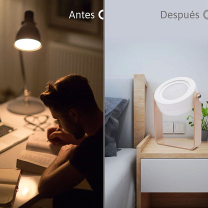 Lámpara Táctil de Acordeón: Iluminación con un Solo Toque