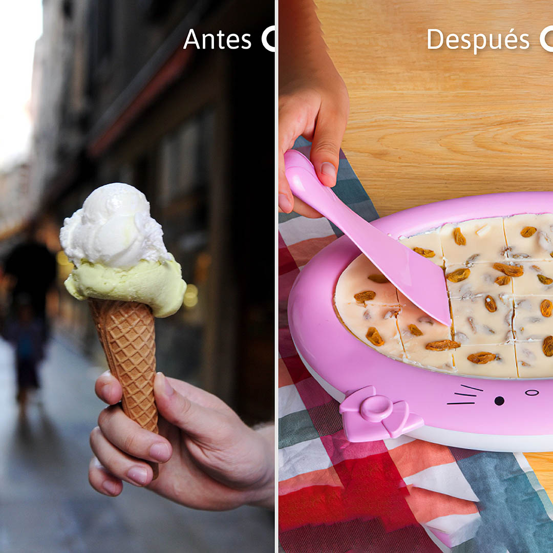 Mini Máquina de Helado Frito: Diversión y Sabor en Casa