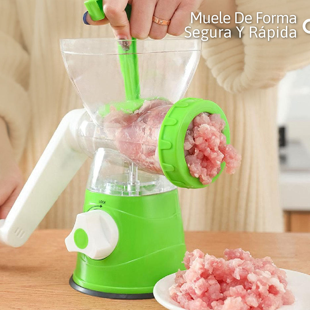 Molino de Carne Multifuncional: Fácil y Seguro