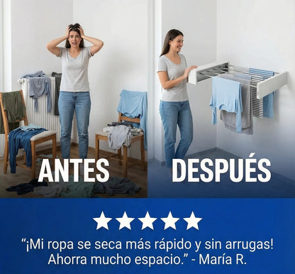 Tendedero Plegable de Pared Fácil
