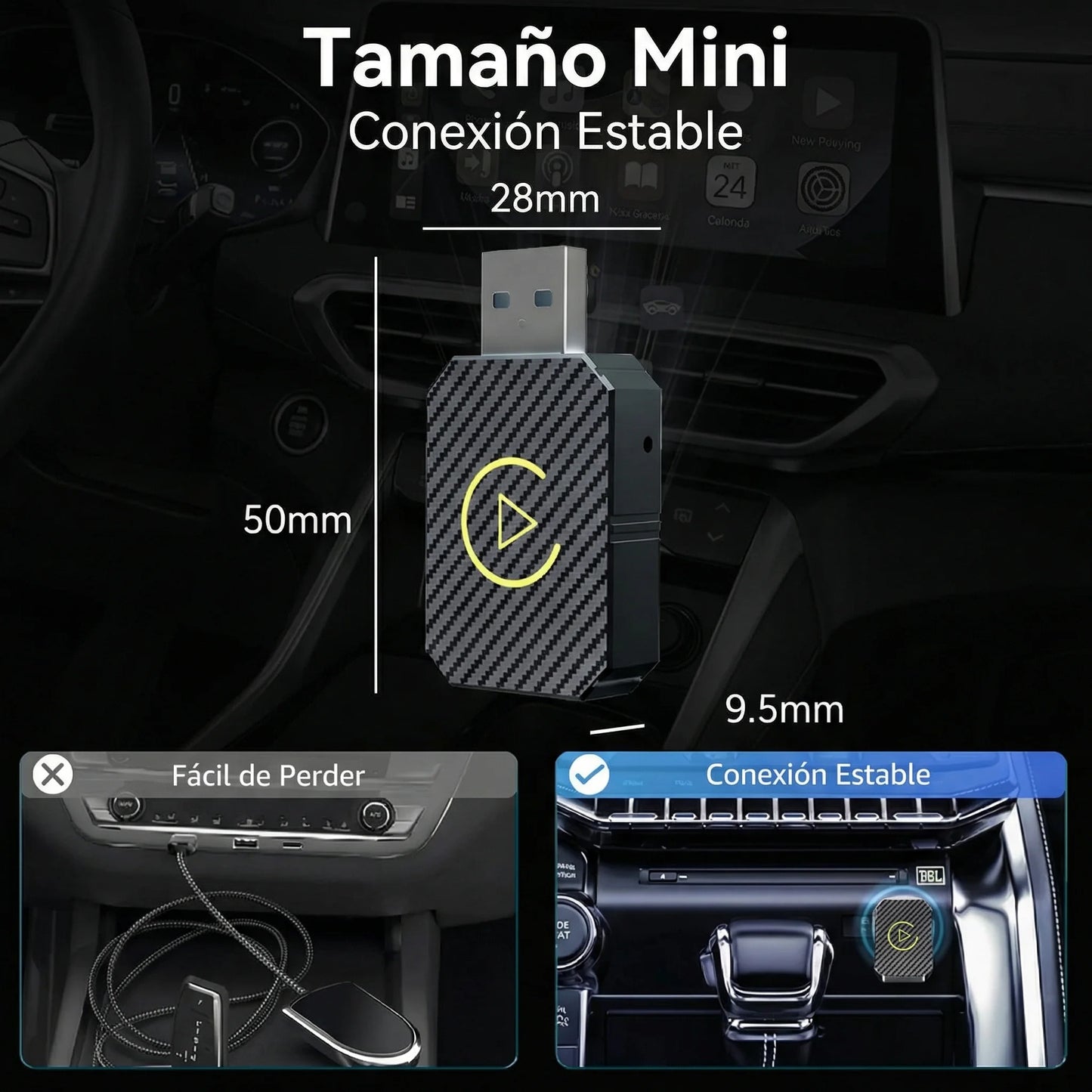 CarPlay Adaptador Mini