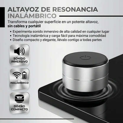 Mini altavoz de resonancia potente