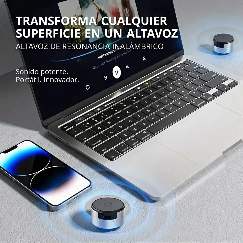 Mini altavoz de resonancia potente