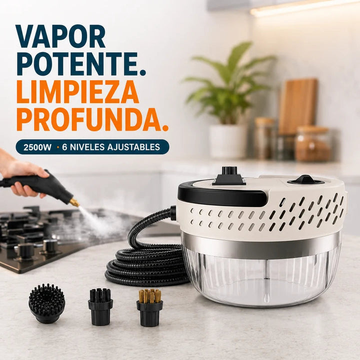 Limpiadora a Vapor Portátil 2500W