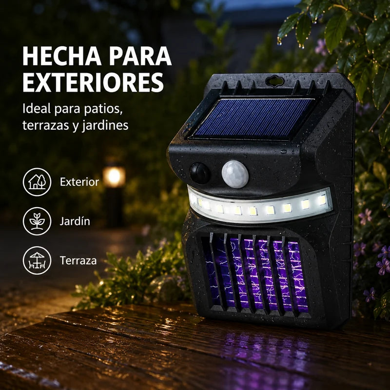 Lámpara solar hecha para exteriores patios terrazas y jardines