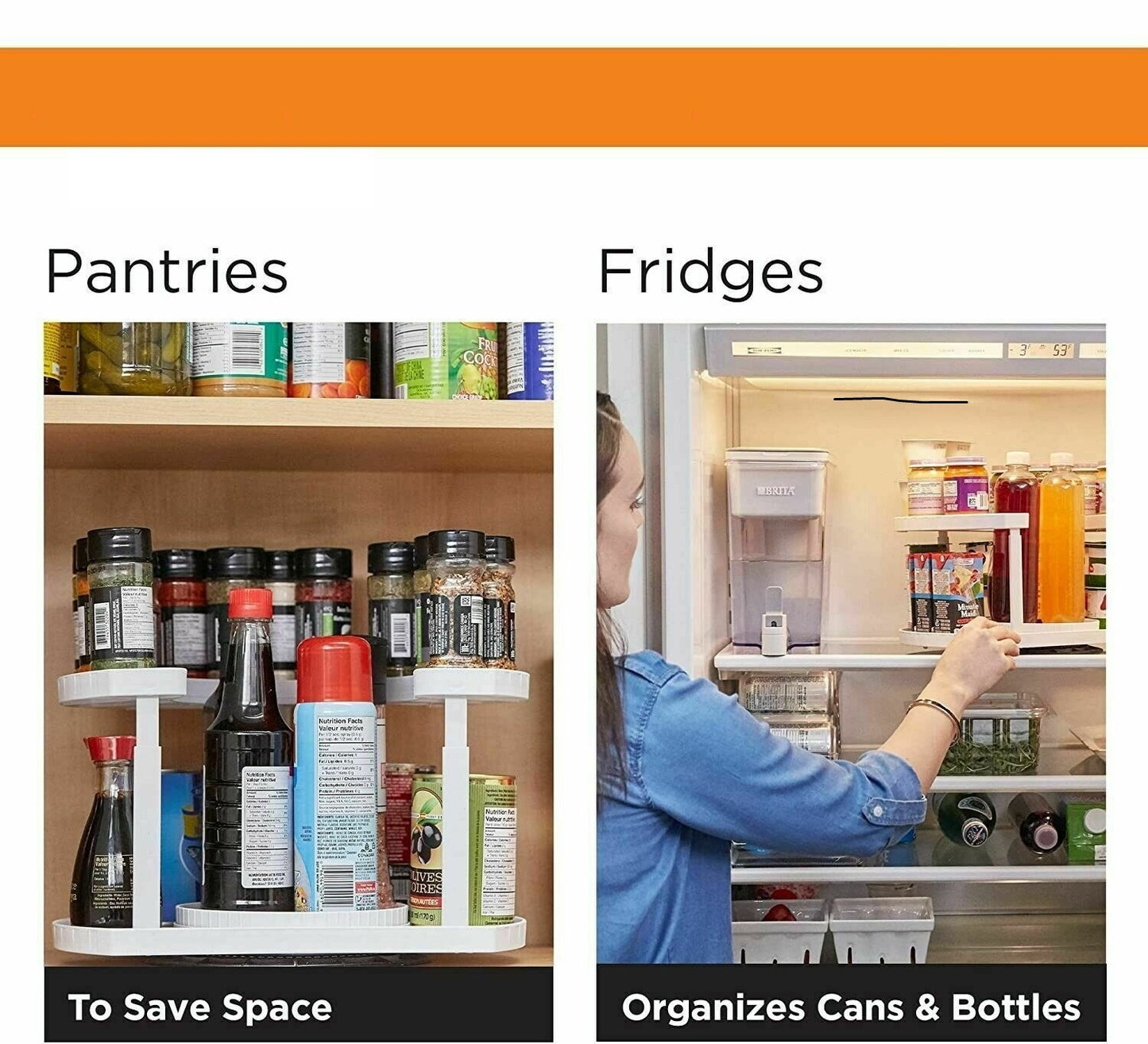 Organizador de Condimentos Rotable - Ordena tus Especias y Condimentos Favoritos