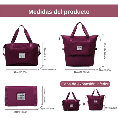 Bolsa de Viaje Plegable e Impermeable - Viaja con Comodidad y Estilo